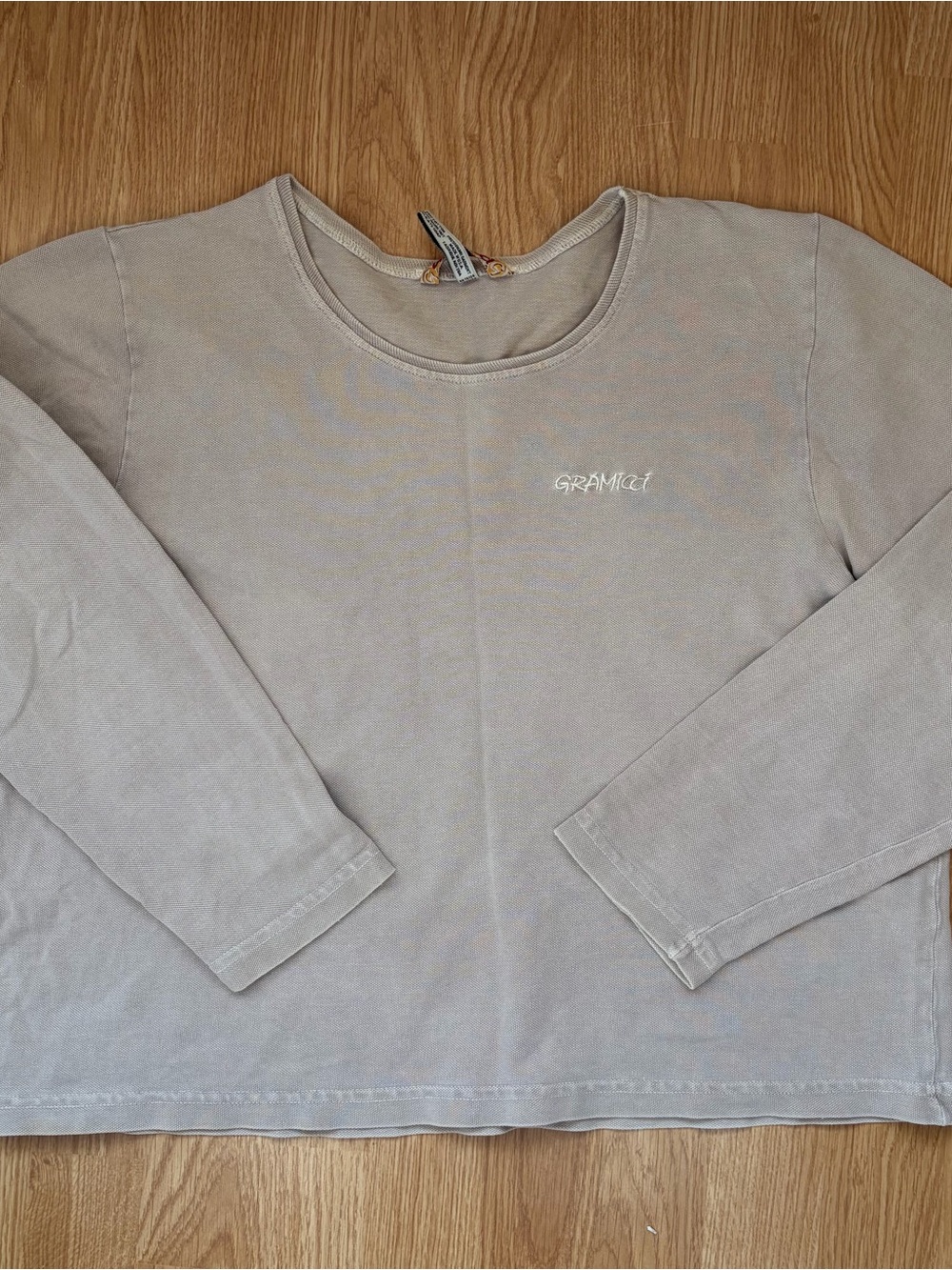 VTG Gramicci Light Taupe Long Sleeve Crewneck Women’s XL cotton